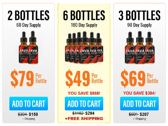 Java Burn-Pricing Details