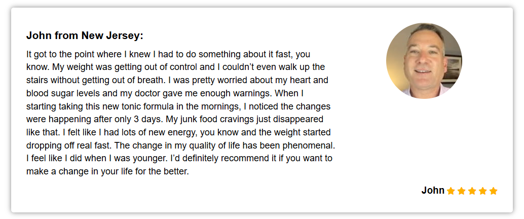 Okinawa Flat Belly Tonic Customer Review